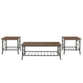 thumbnail image 3 of Powell Durkin 3-Piece Metal Occasional Table Set, Brown, 3 of 12