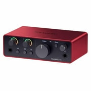Focusrite Scarlett Solo Studio 4th Gen 2-in 2-out USB Audio Interface with Boom Stand & Pop Filter Package