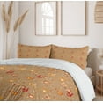 thumbnail image 6 of Ambesonne Hen and Chicks Duvet Cover Sets, Farm Family Animals, 2-Queen, Camel Vermilion, 6 of 7