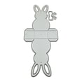 thumbnail image 1 of Troqueles de corte de metal de conejo de Pascua, moldes de plantilla, herramienta de grabado en relieve, troqueles para hacer tarjetas, álbumes de, 1 of 9