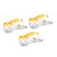 thumbnail image 1 of 3 piezas Phicksticks Rest Mini Kitty Ornament Tabletop Decoración Ratting de soporte Phicksticks para cafés de oficina Regalos amarillo, 1 of 8