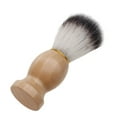 thumbnail image 6 of Men Shaving Brush with Wooden Handle Nylon Hair Face Cleaning Beard Cleaner Tool, 6 of 12