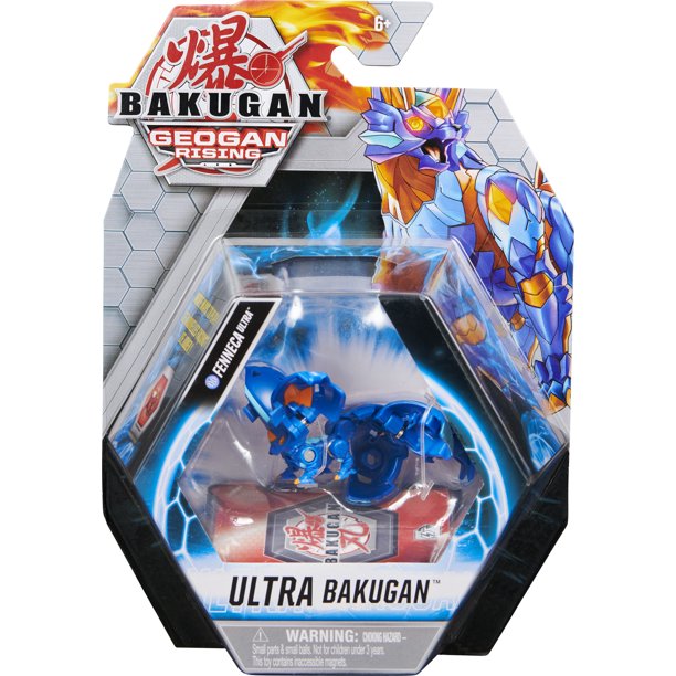 Bakugan Ultra, Fenneca, 3-inch Tall Geogan Rising Collectible Action ...