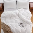 thumbnail image 4 of White Duvet Cover Twin Size 100% Cotton,Waffle Weave Soft and Breathable 2 PCs Bedding Set,1 Duvet Cover and 1 Pillow Sham, 4 of 7