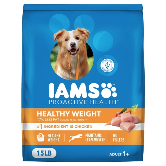 Iams Proactive Health Adult Healthy Weight Chicken Dry Dog Food (Various Sizes)