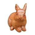thumbnail image 1 of Estatua decorativa, figurita de madera, decoración de mesa para oficina y exterior. Estilo sin laca, 1 of 9