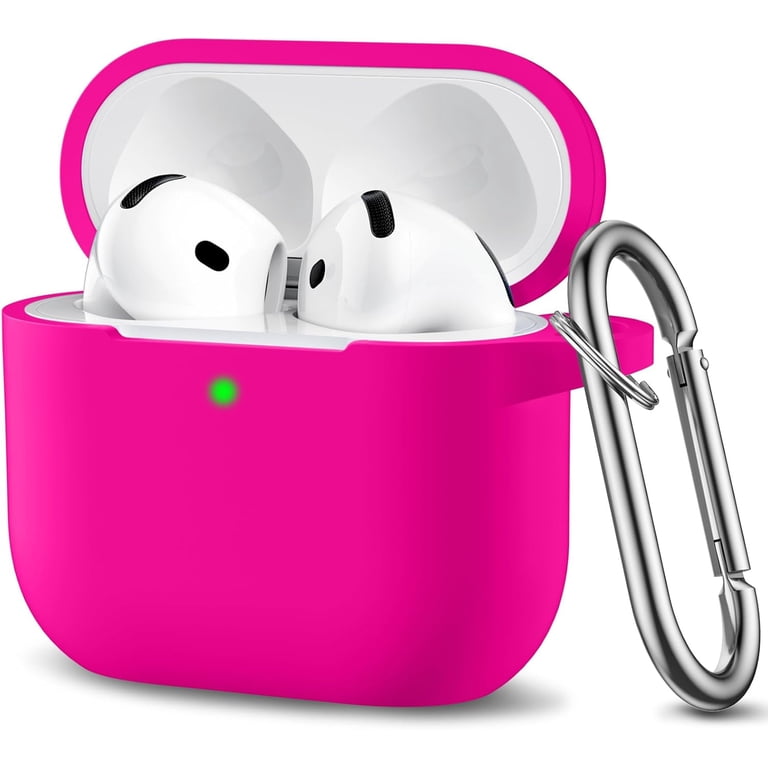 Comvin Rose Pink AirPods 4 & 5 Case with Carabiner photo 1