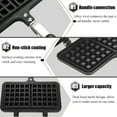 thumbnail image 4 of Gaufre de Cuisson Pan, Double Chef Cuisine Gaufres Outil Gaufre Moule Construction Robuste, 4 of 7