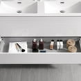 thumbnail image 6 of Fresca Fcb9248-D-I Senza 48" Wall Mounted Double Basin Vanity Set - White, 6 of 7