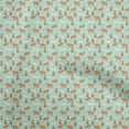 thumbnail image 1 of oneOone Polyester Spandex Mint Green Fabric Animal Sewing Fabric By The Yard Printed Diy Clothing Sewing Supplies 56 Inch Wide, 1 of 5