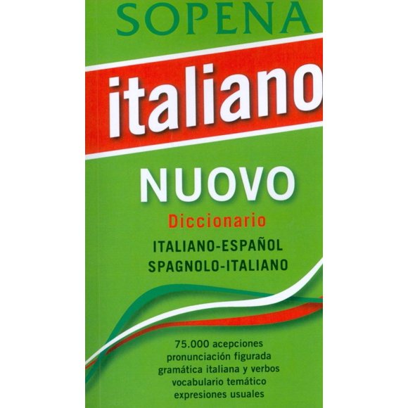 DICCIONARIO NUOVO ITALIANO-ESPAÑOL SOPENA
