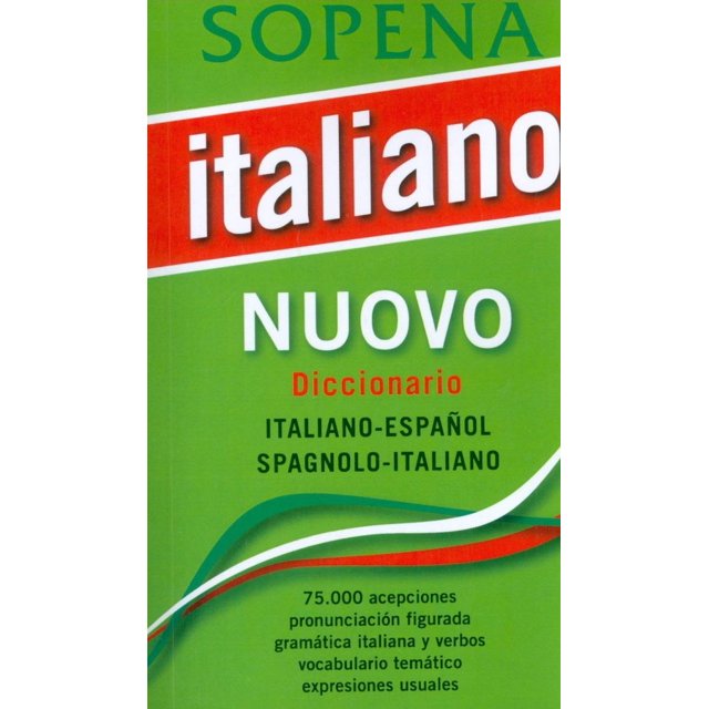 DICCIONARIO NUOVO ITALIANO-ESPAÑOL SOPENA