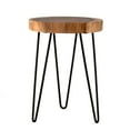 thumbnail image 2 of Philip Wood Accent Table by East at Main, Farmhouse Side End Table 14"x19", 2 of 6