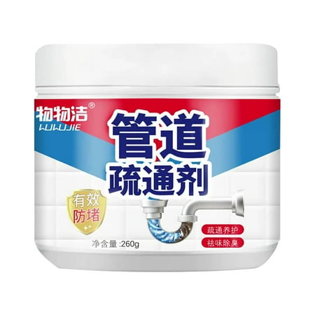 

Cglfd Cleaning Supplies Pipe Dredging Agent 260g Sewer Toilet Kitchen Dredging Deodorant Clogged Channel Agent