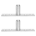 thumbnail image 1 of 2pcs Sliding Door Limiting Stopper Bearing Positioner Simple Small Metal Stainless Steel Sliding Door Orientator for Home, 1 of 7