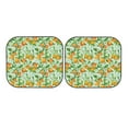thumbnail image 7 of Balery 2 Piece Tangerine Car Windshield Sun Shade|Foldable Front Windshield Shade for Car Front Window for Most Sedans SUV Truck-Small, 7 of 7