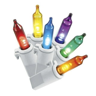 Philips 60ct christmas led smooth mini string lights twinkle multicolored outlet