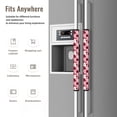 thumbnail image 4 of Refrigerator Door Handle Covers Set of 2, Rose Adjustable Non Slip Fridge Handle Covers, Appliance Handle Covers for Dishwasher Cuteness Oven Kitchen Decor, 4 of 6