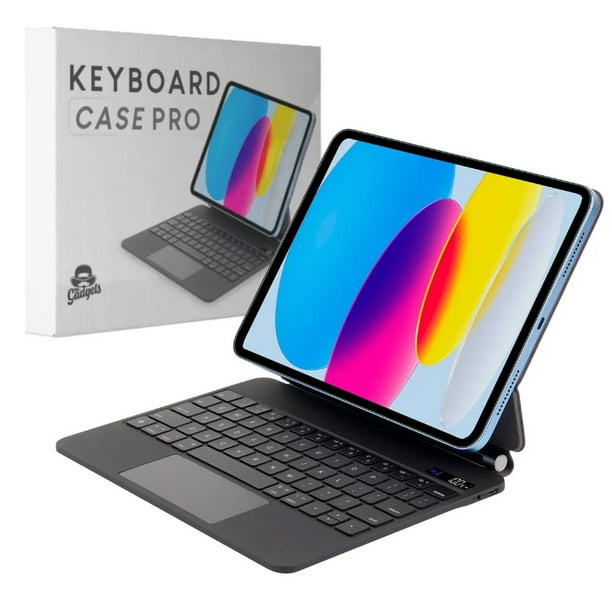 Teclado Magic Keyboard Pro Para Ipad 10th A16 2025 Español Ñ Negro.