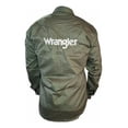 thumbnail image 3 of Camisa Wrangler Bordada Lisa Algodón Premium Para Hombre, 3 of 4