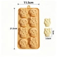 thumbnail image 2 of CHJK Halloween Skull Silicone Molds, 8-Cavity Candy & Chocolate Mold, Grade Flexible Molds for Halloween Baking, Chocolate, Easy Release & Dishwasher Safe, 2 of 7