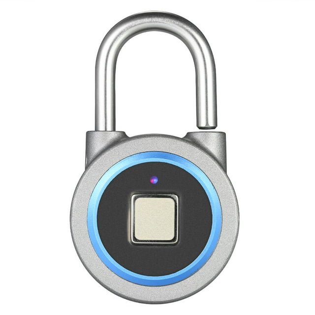 BT Fingerprint Smart Keyless Lock APLICACIÓN impermeable / Desbloqueo de huellas dactilares Candado antirrobo Puerta Equipaje