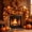 A, variant on Tepsmf Fall Maple Garland 6.5 FT Artificial Maple Leaves Pumpkins Sunflowers And Vines for Halloween Thanksgiving Wedding Fireplace Party Door Frame Doorway Backdrop Decor