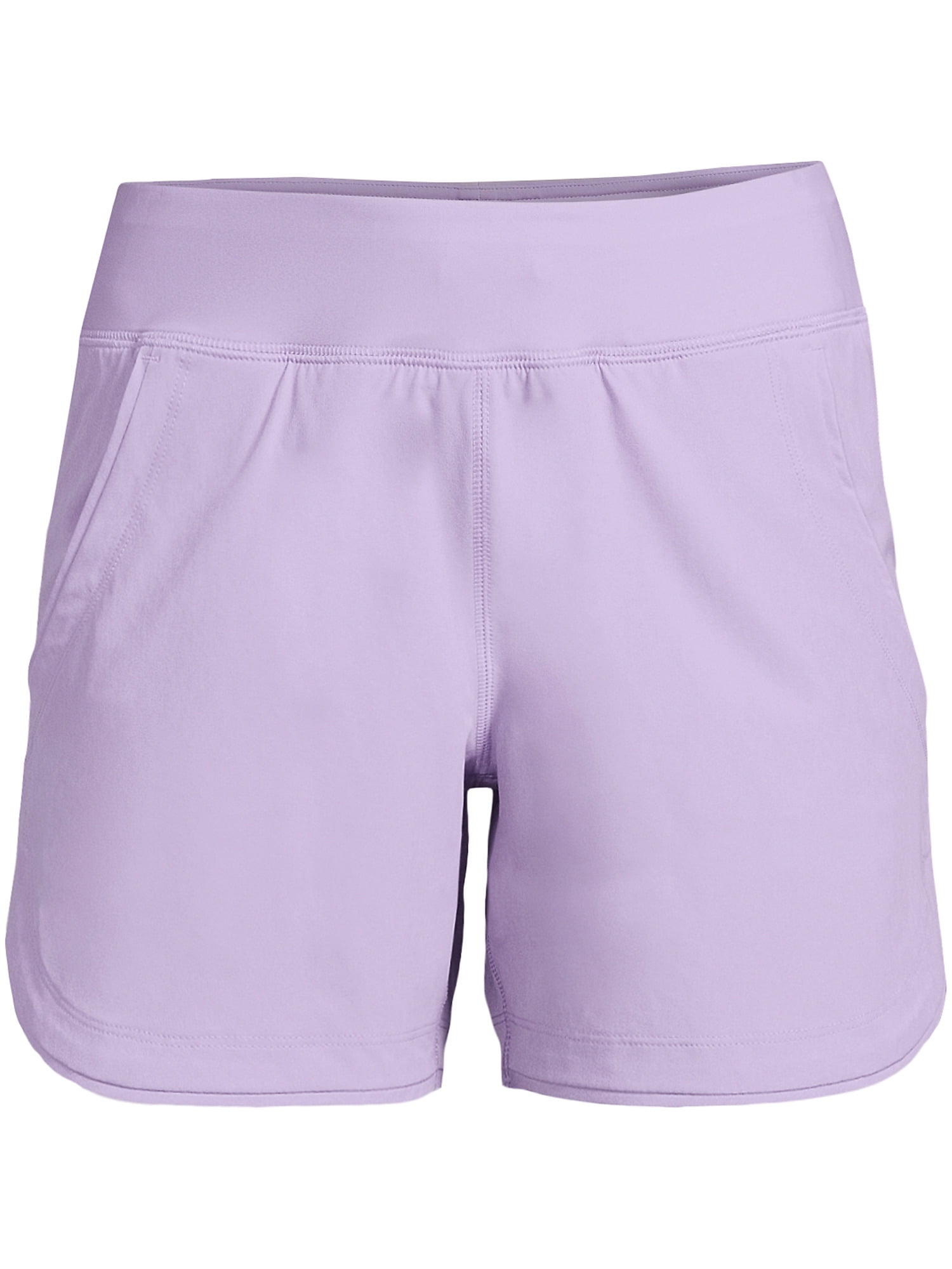 Lands' End Women's Plus Size 5" Quick Dry Elastic Waist Board Shorts