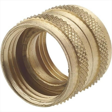 0.75 Female Garden Hose - TekSupply WF1770 Brass Hose Fitting 0.75 in Swivel FGH x 0.75 in FGH