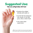 thumbnail image 5 of Kiddivit Algal Oil DHA Softgels for Kids – Plant-Based Omega-3 from Algae, 100 mg DHA per Softgel – Supports Brain, Eye, and Nervous System Development – Vegan – 90 Softgels, 5 of 6
