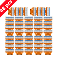 thumbnail image 2 of Giiletta Original straight Safety blade Razor Blades Refills 5-layers Razor Head Replacement Blades Steel Blades compatible with Shaving E-Shaver head, 2 of 13
