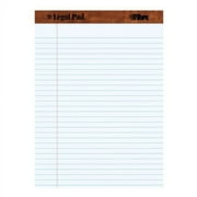 Tops The Legal Pad Writing Pads, 8-1/2" x 11-3/4", Legal Rule, 50 Sheets, 12 Pack