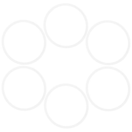 MLINS 6pcs Silicone Sealing Rings For Bottle Lids Thermal Bottle Sealing Gaskets Silicone Ring Insulated Cup Sealing Ring Bottle Supplies