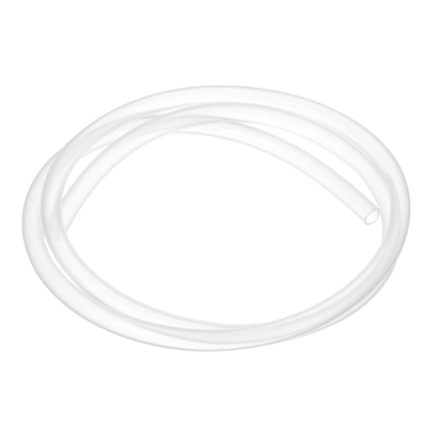 Tubería de silicona Uxcell 1/4" ID x 5/16" OD 1 rollo 3.28 pies tubo flexible de silicona pura clara