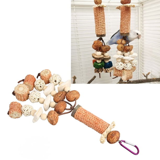 Juguetes para Pájaros, Loros, Mazorcas de Maíz, Juguetes para Masticar, Bloques de Madera, Juguetes para Desgarrar Loros, Juguetes para Loros, Juguetes para Pájaros, Mazorcas