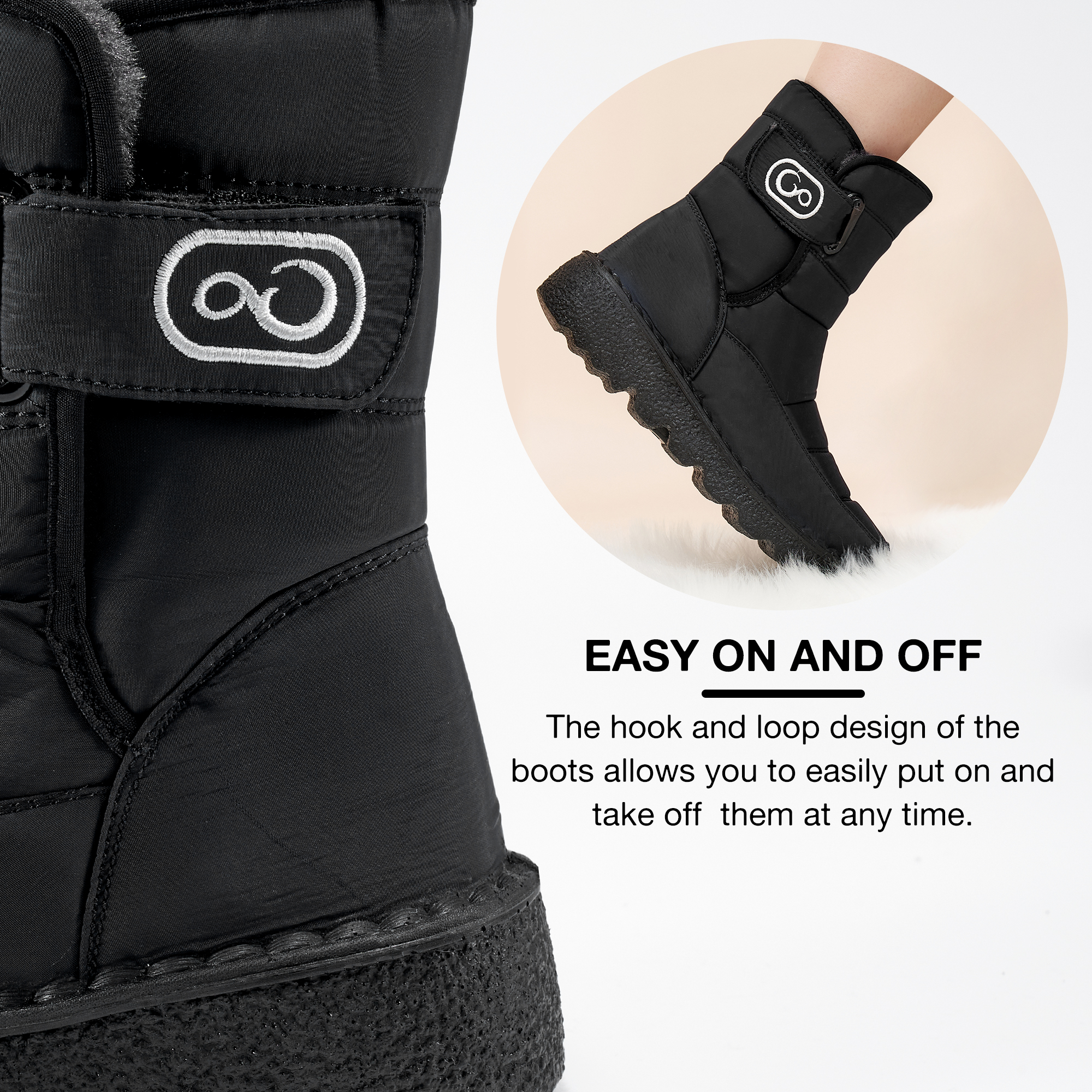 Ecetana Women's Waterproof Winter Snow Boot photo 5