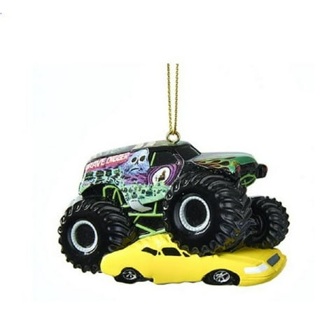 Monster Jam Grave Digger Monster Truck Christmas Tree Ornament
