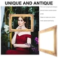 thumbnail image 4 of Wedding Photo Props,DIY Paper Picture Frame Cutouts Antique Photo Booth Props for Wedding Birthday Party (Gold), 4 of 6