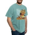 thumbnail image 4 of CafePress - Sunflowers & Kitten Ash Grey T Shirt - Mens Comfort Colors Shirt, 4 of 5