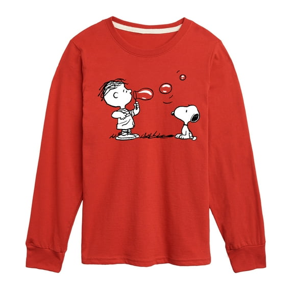 Peanuts - Snoopy Bubbles - Toddler & Youth Long Sleeve Graphic T-Shirt