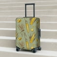 thumbnail image 4 of Cauagu Cartoon Corn and Wheat Print Travel Luggage Cover,Travel Dust-proof Suitcase Cover Softside Suitcase Protector for 18-32inch,Not Included Suitcase, 4 of 8
