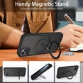 thumbnail image 2 of for iPhone 11 Pro Max Magnetic Case with Invisible Stand [Compatible with Magsafe], Full Body Protective Cover Slim Shockproof Phone Case for Apple iPhone 11 Pro Max 6.5", Black, 2 of 17