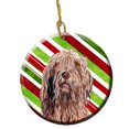 thumbnail image 1 of Otterhound Candy Cane Christmas Ceramic Ornament, 1 of 1