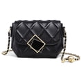 thumbnail image 1 of Bolso bandolera de diseñador mini con cadena acolchada, bolso de hombro para mujer, bolso de mano negro:;:;, 1 of 5