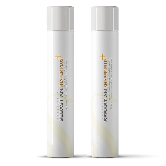 Sebastian Professional Shaper Plus Humidity Resistant Extra Hold Hairspray Pack of 2, 10.60 oz Each
