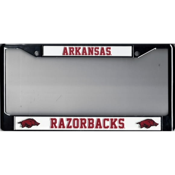 Arkansas Razorbacks Chrome License Plate Frame