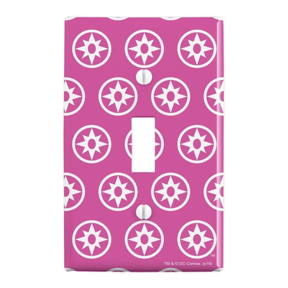 Green Lantern Blackest Night Star Sapphire Logo Plastic Wall Decor Toggle Light Switch Plate Cover