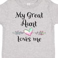 thumbnail image 4 of Inktastic My Great Aunt Loves Me Heart Boys or Girls Toddler T-Shirt, 4 of 5