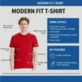 thumbnail image 4 of Hanes Perfect-T T-Shirt Short Sleeve Crewneck Tee Shirts for Men (Deep Forest, 4XL), 4 of 8