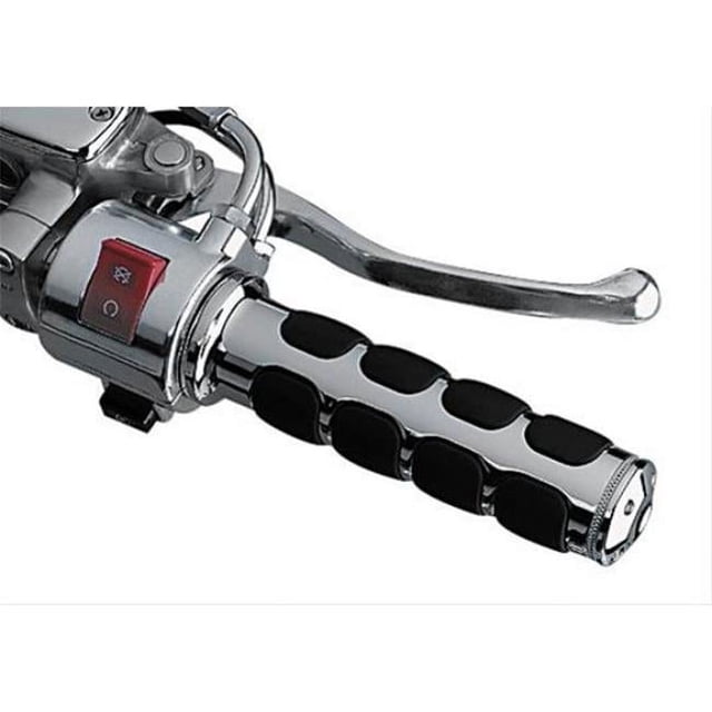 Kuryakyn 6180 Chrome ISO Grips for Honda Goldwing GL1800
